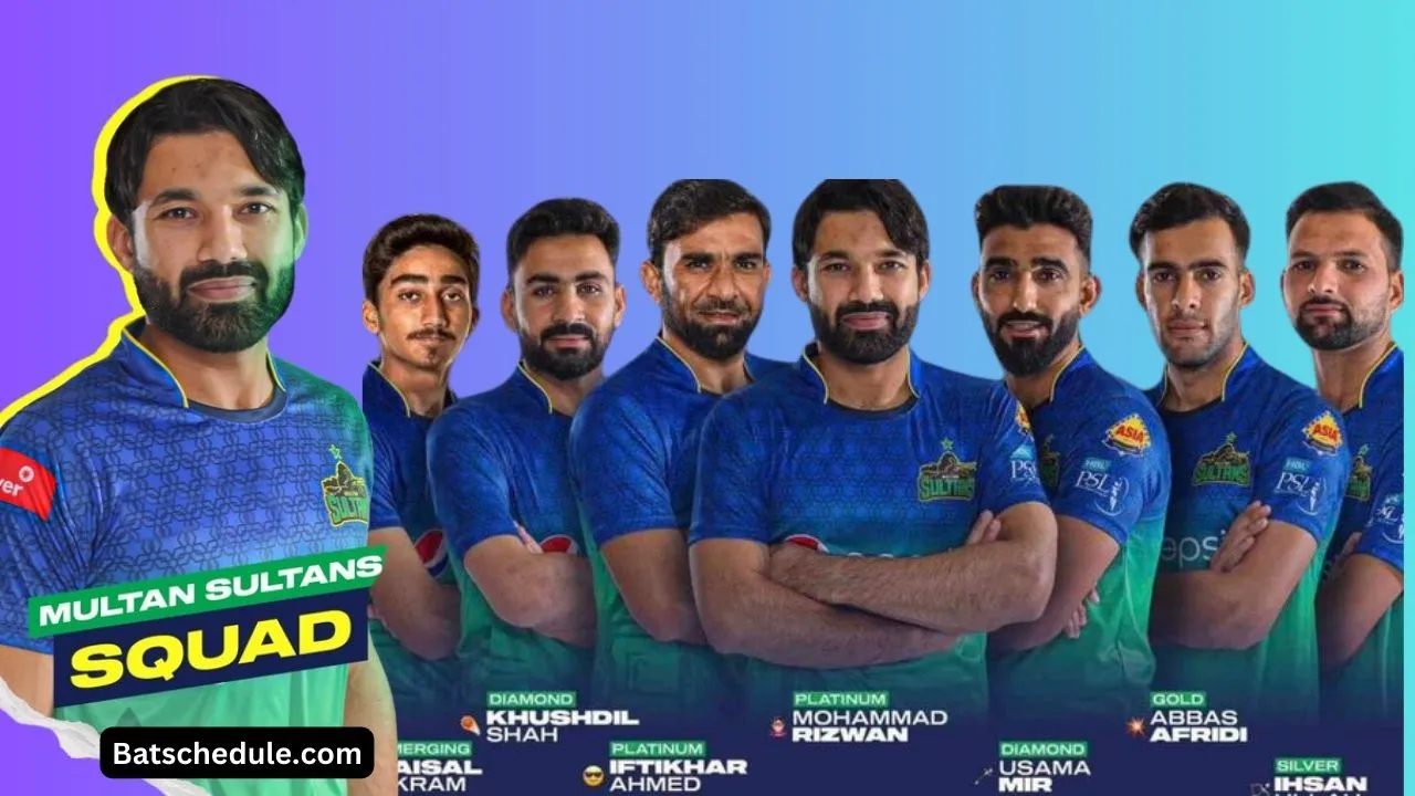 Multan Sultans Squad 2024