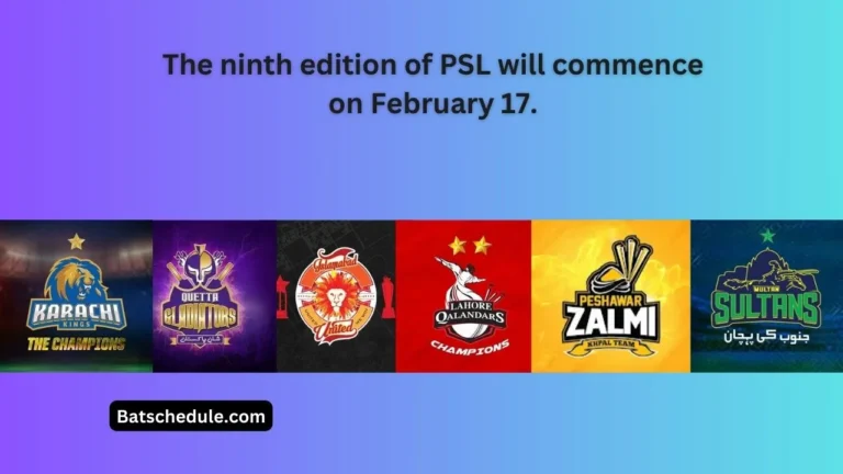 PSL 9 Matches To Begin on February 17